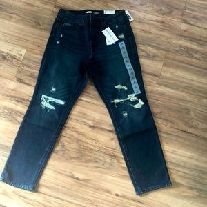 Power straight high rise jeans